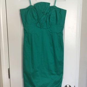 Teal J. Crew occasion dress!